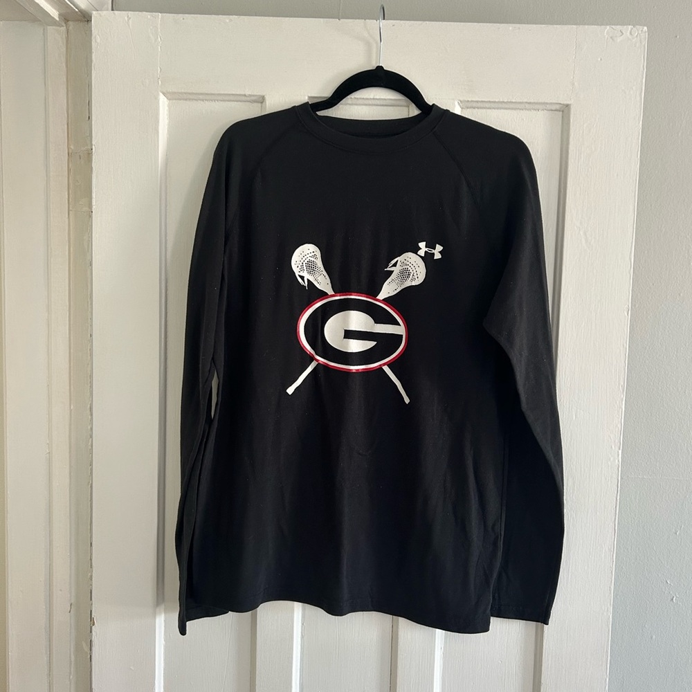 G Lacrosse Under Armour Black Long Sleeve Shirt